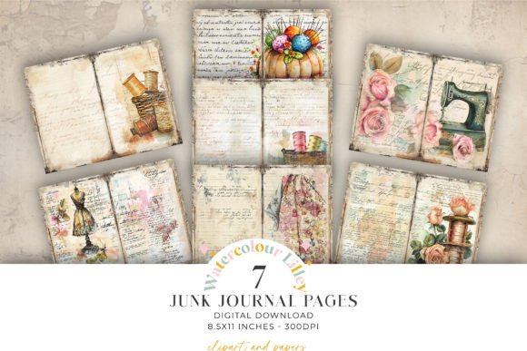 Download Sewing Junk Journal Paper - Sewing Collection